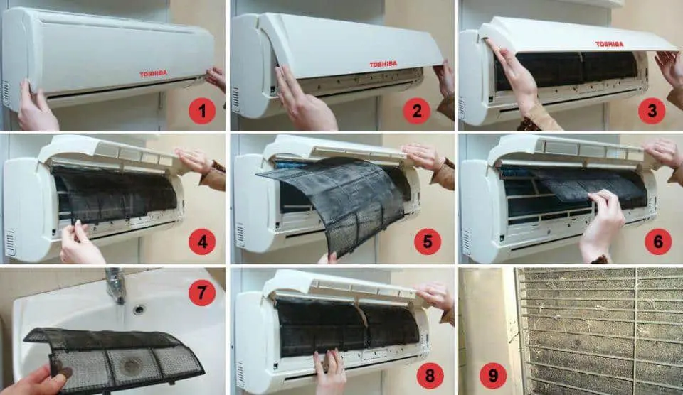 Як встановити фільтр у кондиціонер