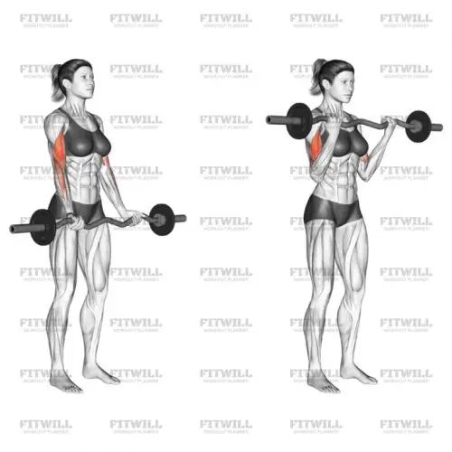 як накачати плечі