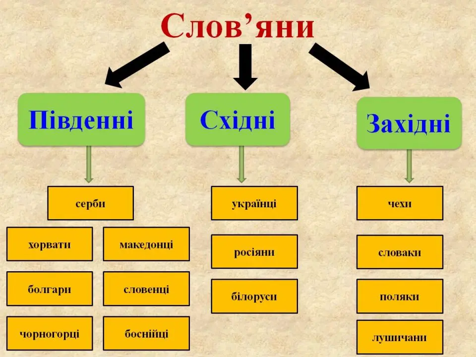 гілки слов'ян